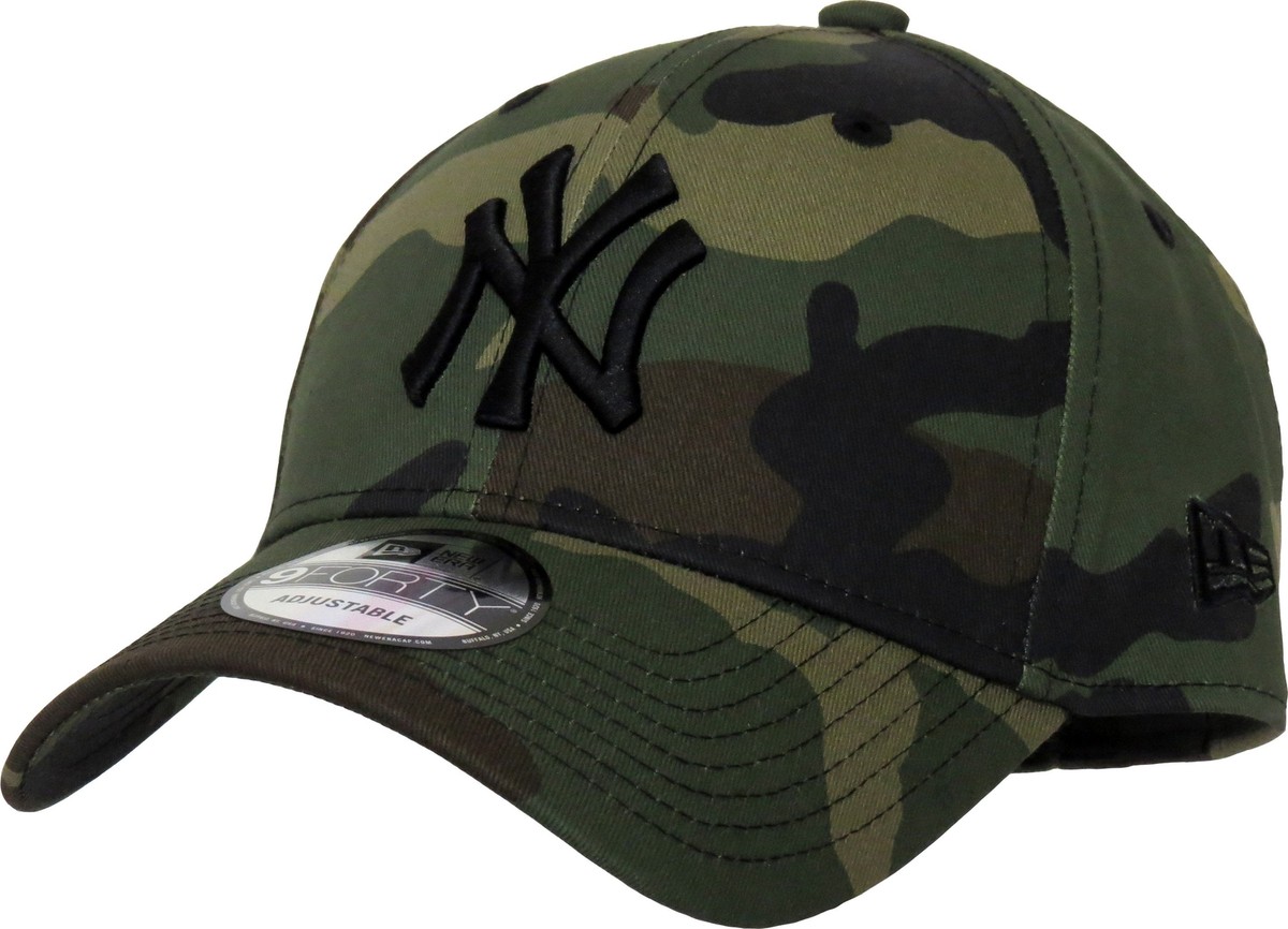 NY Yankees Era 940 League Essential Camo Baseball Cap for sale