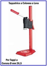 Tappatrice Manuale Per Bottiglie - Per Birra E Vino Casalingo, Tappi 26-29 Mm, Regolabile In Altezza - Foto 6