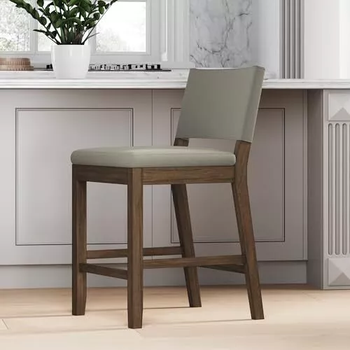 Upholstered bar 2024 height chairs