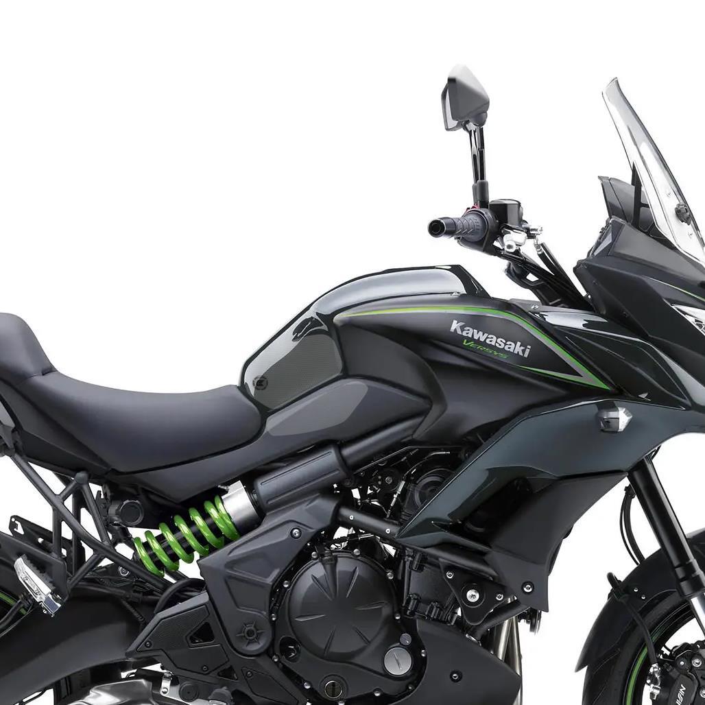 Versys 650  2015-2021  Eazi-Grip Streamline Tank Grip Traction Pads Clear