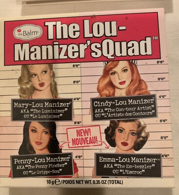 The Balm The Lou-Manizer's Quad Authentic Product