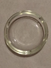 ONE -VTG-Round Clear Glass Ashtray - 3 5/8 in Dia x 3/4 in Tall -see Description