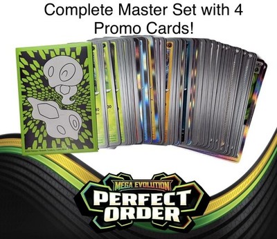Complete Near Mint Perfect Order Master Set - Pokemon TCG. With Promo Cards