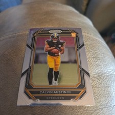 2022 Panini Prizm Calvin Austin III Base RC #338 Pittsburgh Steelers