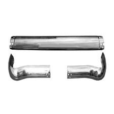 Rear Bumper Face Bar Made Of Steel Fits 1955 Chevrolet 150 4040-800-553s Rear Bumper Face Bar Made Of Steel Fits 1955 Chevrolet 150 4040-800-553s
