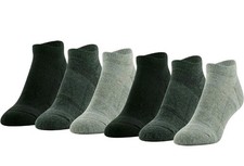GOLDTOE Women's FIT TEC Cushion No Show Socks 6 Pairs 