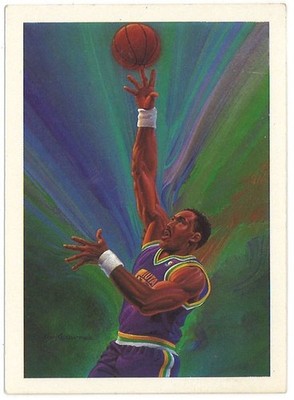 1990-91 NBA Hoops #380 Karl Malone