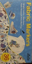 LELIX Fabric Markers 36 Colors Fine Tip Permanent, Non-Toxic, Fade-Resistant
