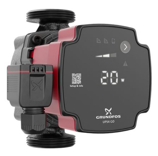 Grundfos 93074168 UPS4 GO Domestic Circulator Pump 25-65 130 220-240V NEW