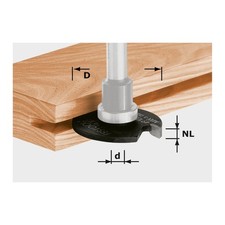 Festool Scheibennutfräser HW D40 x 4 mm (ohne Spindel und Kugellager)