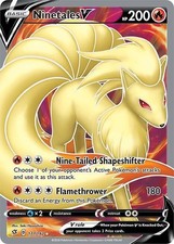 Ninetales V (Full Art) 177/192 Ultra Rare  Rebel Clash Pokemon TCG NM on eBay