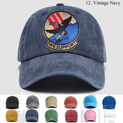 Customized Embroidered Hat US 335th Transportation Company WE SUPPORT, Gift Idea