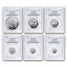 1996 Australia 6-Coin Platinum Koala Set MS-69 PCGS (4.05 oz) 1980.00 per troy oz