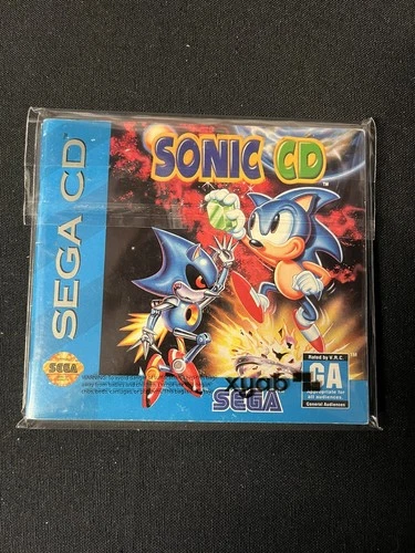 Sonic CD Sega CD: 1993-Tested/ Working(CIB) “Not for Resale Version”