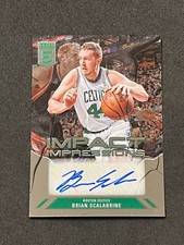 2023-24 Panini Donruss Elite Brian Scalabrine Impact Impressions Auto #II-BSB