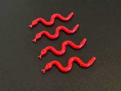 LEGO 30115 Schlange Snake Klapperschlange Tier Western Adventurers 4 Stück rot