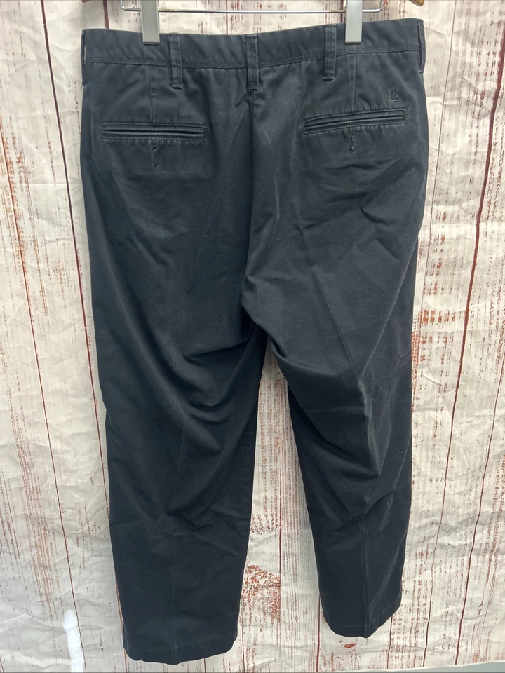 Life Khaki by Haggar Straight Leg Men's' size 34 X 29 Blue - Image 3 of 4