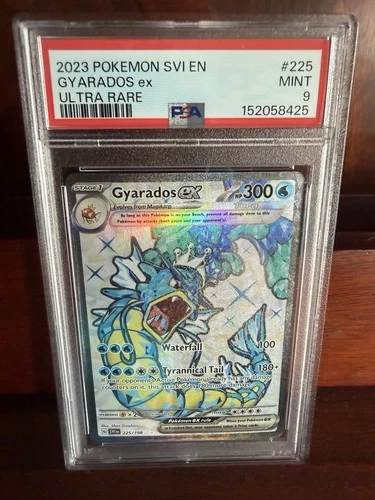 2023 POKEMON SVI EN #225/198 GYARADOS EX ULTRA RARE PSA 9
