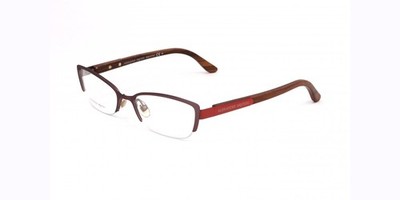 Alexander Mcqueen AMQ 4183 Semimatte burgundy red 53/18/135 Damen Brillen