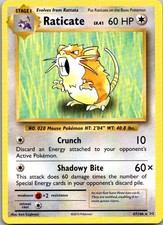 Raticate 67/108 EVO XY - Evolutions NM Pokemon