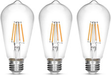 LED Edison Bulb 4W,Antique 40W Vintage Bulb,E26 Non Dimmable Led Bulb 450 Lumens