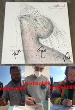 ALT-J BAND SIGNED AUTOGRAPH THE DREAM VINYL ALBUM JOE NEWMAN +2 w/EXACT PROOF