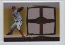 2011 Topps Tribute Quad Relics Gold 1/20 Stephen Strasburg #TQR-SS 7xr