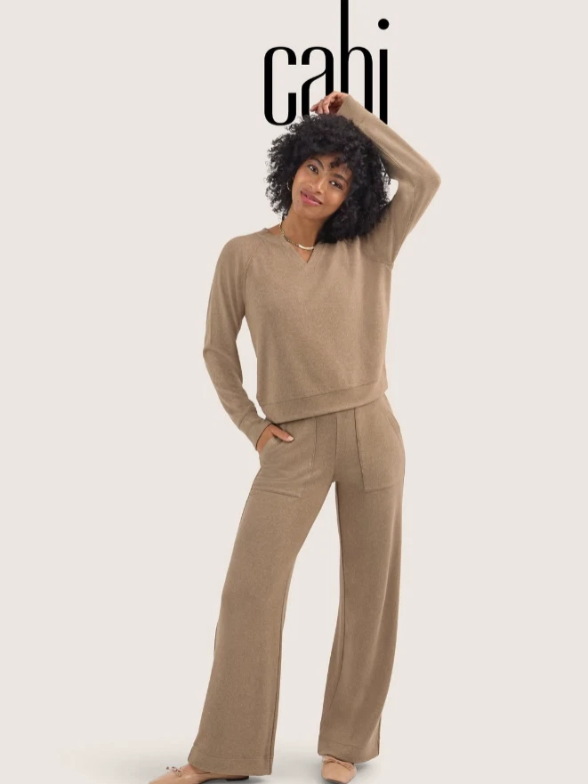 Calça Cabi nova com etiquetas Book Club #4698 caramelo XXS - GG custava US$ 125 - Imagem 2 de 4