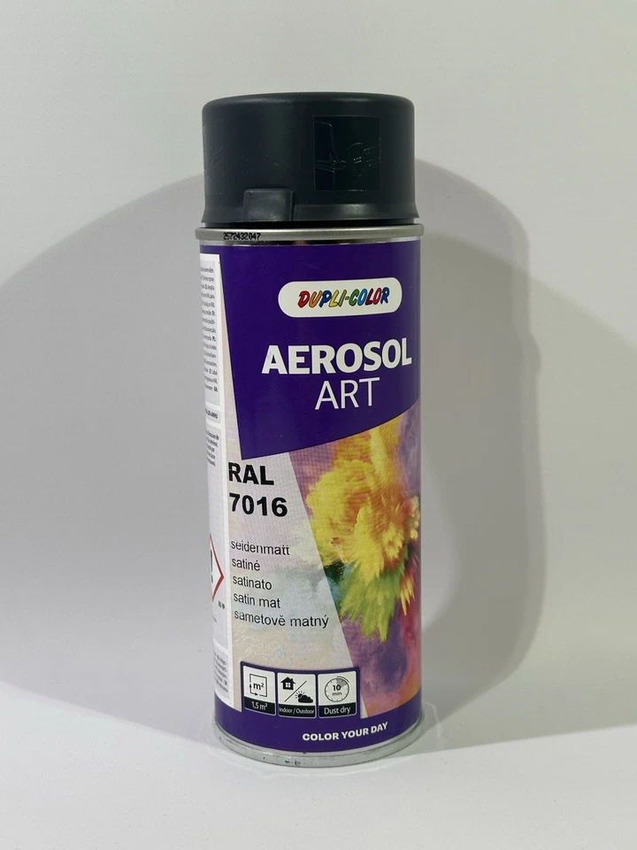 12x DUPLI COLOR 126192 Buntlackspray Aerosol Art RAL 7016 anthrazitgrau sdm. - Bild 2 von 4