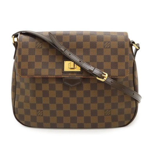 LOUIS VUITTON Busza Roseberry Damier Ebene Canvas Rot N41178 aus Japan GEBRAUCHT - Bild 1 von 8