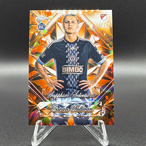 Topps Chrome 2025 Cavan Sullivan RC Sapphire Selections SS-6 /25