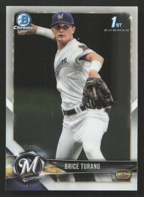 2018 Bowman Draft Brice Turang Chrome 1st #BDC-11 Card - Quantity!