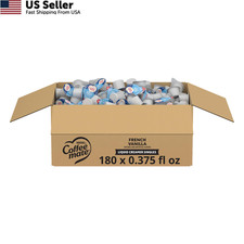 Nestle Coffee mate French Vanilla Creamer Liquid Singles 180 Count Bulk Case