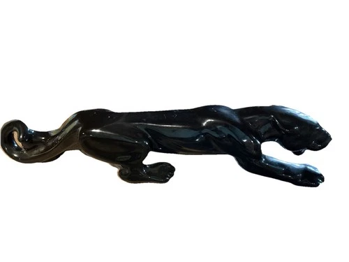 Royal Haeger Black Panther Ceramic Vintage No Cracks or Chips