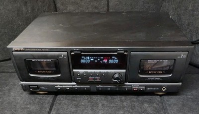 Aiwa AD-WX727 Twin Stereo Cassette Tape Deck Main Unit For Parts Or Not Working