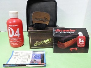 Vintage DELUXE DISCWASHER Record Vinyl LP Care D4 System Cleaner Brush KIT
