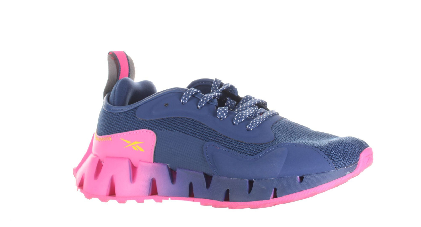 Reebok Womens Zig Dynamica Blue Running Shoes Size 8 (7781355)