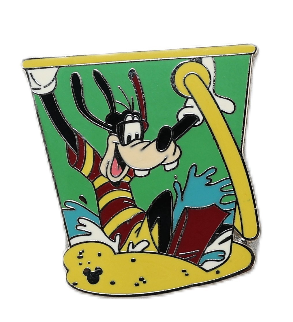 DLR - Goofy - Beach Pail - Cast Lanyard Series 4 2006 - Disney Pin