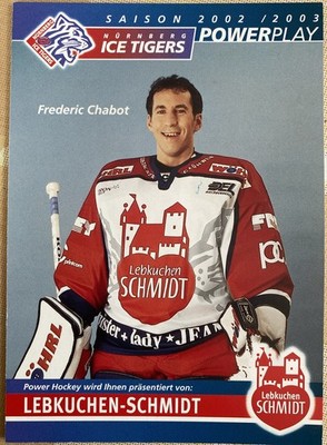 23 Chabot Frederic Nürnberg Ice Tigers TOP AK  2002/2003