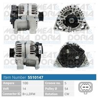 Meat & Doria Lichtmaschine Generator FüR Opel Corsa D S07 1.2 1.4 F08 F68 L48