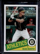 2020 Topps Sean Murphy 1985 Chrome Silver Pack Promotion RC #85C-34 Athletics