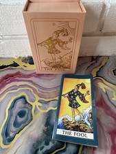 Gold Foil Tarot Card Deck Full Set with Box and Guidebook The Fool 