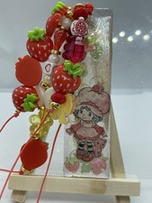 Custom Acrylic Bookmark Charm resin Strawberry Shortcake Inspired 1 Piece 