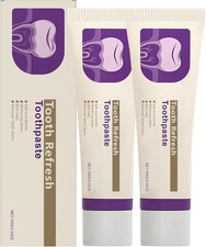 2Pcs Tooth Refresh Toothpaste, Fresh Breath Toothpaste, Natural Oral Care Enam
