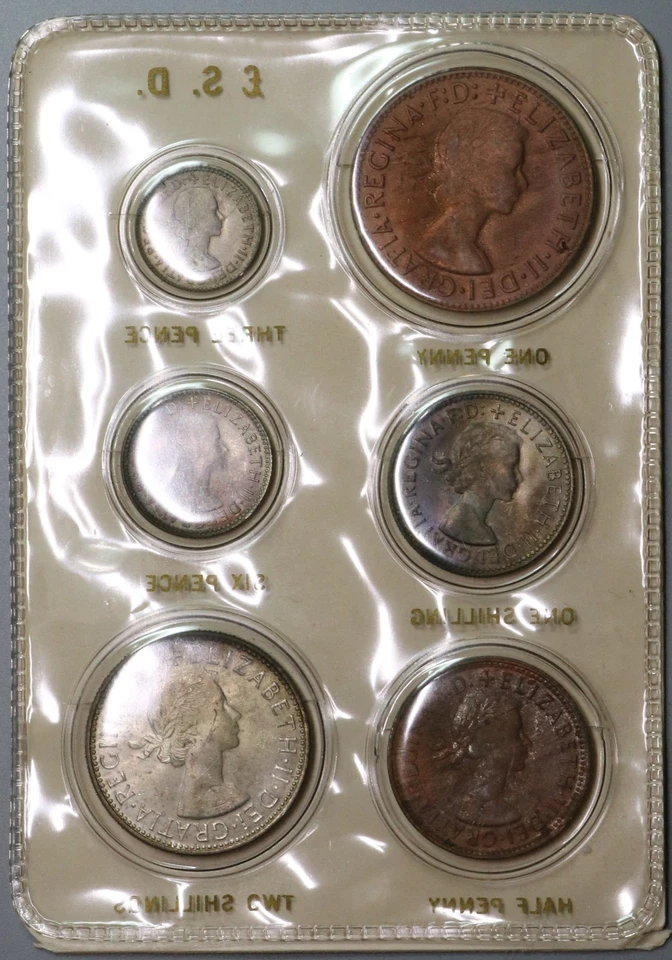 1966 Australia Decimal Changeover Souvenir BU 12 Pcs Coin Set (25072506R) - Image 2 of 4