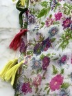 Do Everything In Love brand infinity Scarf in floral pattern with tasseled trim — photo 4
