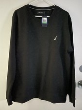Men  s Nautica black pullover sweatshirt, super soft and comfortable size large