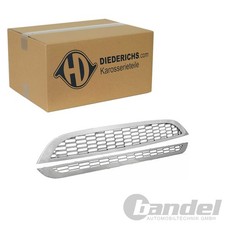 DIEDERICHS SPORT GRILL K&Uuml;HLERGRILL K&Uuml;HLERGITTER CHROM passend f&uuml;r MINI R50 R53