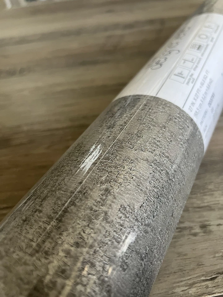 Papel tapiz One Roll York DD3751 ciprés desgastado papel plateado materia 27 pulgadas X 27 pies Foto 2 de 4