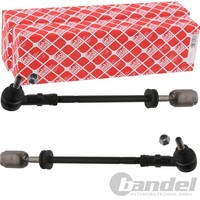 2X febi bilstein Spurstangen Passend FüR VW Caddy Golf Jetta Scirocco